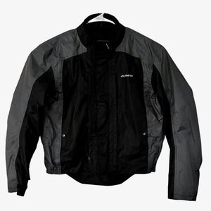 Olympia Motorcycle Jacket Men Sm‎ Gray Black Lightweight Riding Protective Gear